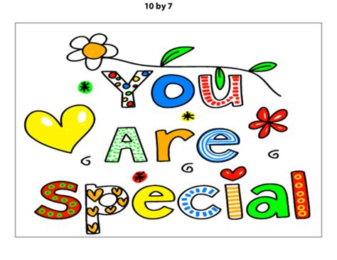 You Are Special Poster You Are Special