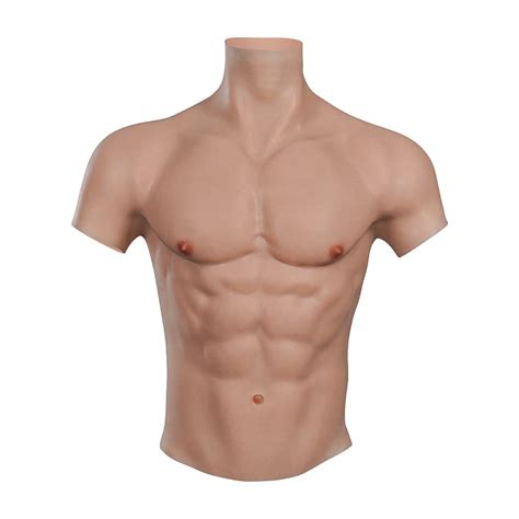 Buy Kumiho Realistic Half Body Muscle Chest Silicone Muscle Vest Soft Male S Forms For Movie