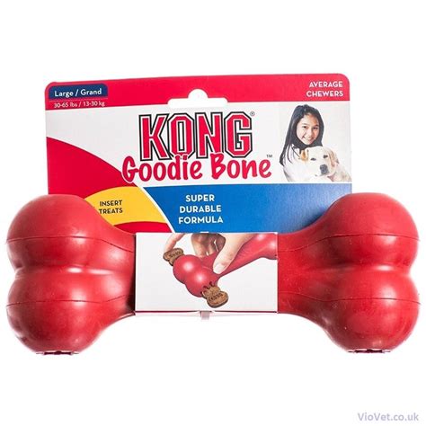 Kong Goodie Rubber Bone 🐶 Dog Toy Uk