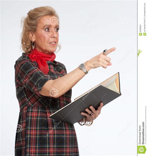 Lecture Stock Image Image Of Lady Caucasian Book Scarf