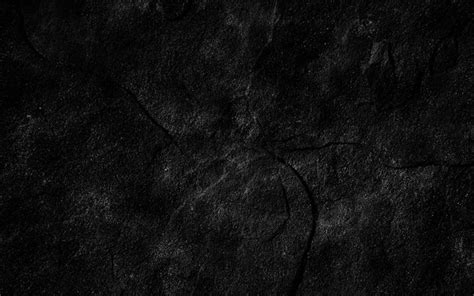 Indir Duvar Kağıdı 4k Black Stone Background Cracked Stone Texture