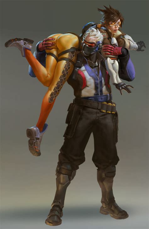 While Play Wrestling With Tracer Soldier 76 Rasti