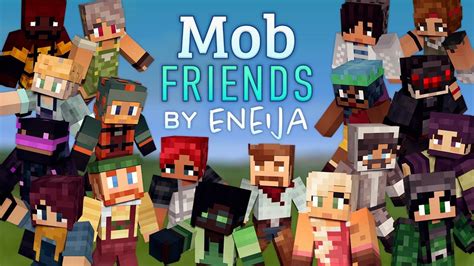Mob Friends Skin Pack Trailer Minecraft Marketplace Mcpew10 Youtube