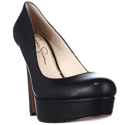 jessica simpson womens jessica simpson sandrah platform stiletto pump heels black walmart