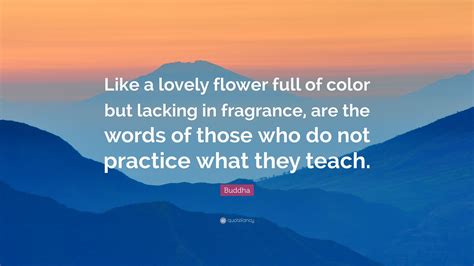 344 quotes from gautama buddha: Buddha Quote: "Like a lovely flower full of color but lacking in fragrance, are the words of ...