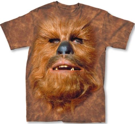 Star Wars Chewbacca Mens Orange Lightweight T Shirt