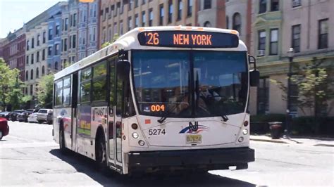 New Jersey Transit Bus Nyc Bound Nabi On The 126 Arriving And Departing