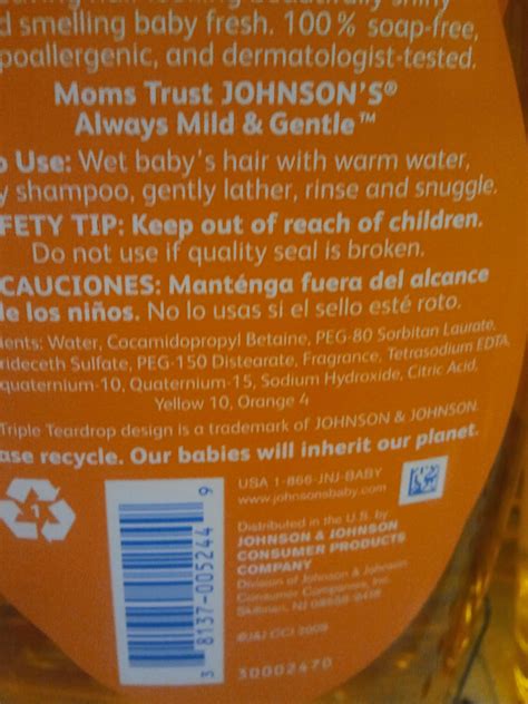 India's drugs control agency has revealed that samples of johnson & johnson's (j&j) baby shampoo taken from two batches had failed the quality test as they contained harmful ingredients. Johnson and Johnson Baby Soap Exposed - My Whole Food Life