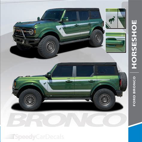 2021 2023 Ford Bronco Stripes Bronco Decals Bronco Graphics