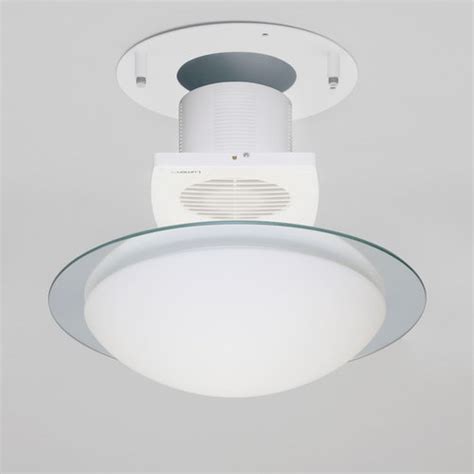 Depending on the style of your fan, it can be operated by a separate control or connected to the light switch in your bathroom. Bathroom Ceiling Lights with Extractor Fan from Litecraft