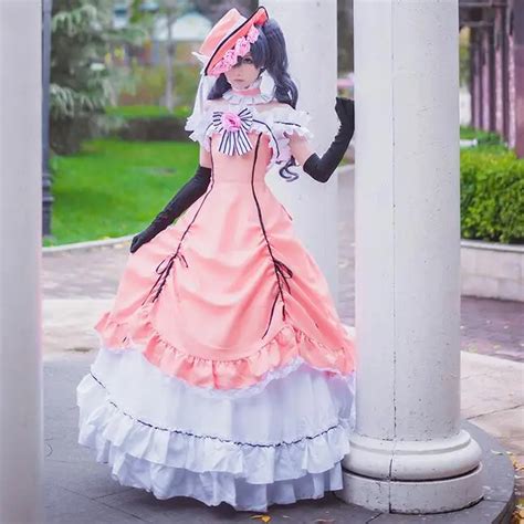 Anime Black Butler Ciel Phantomhive Cosplay Dress Women Cosplay