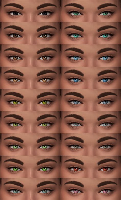 Sims Default Eyes Maxis Match Mozkorean