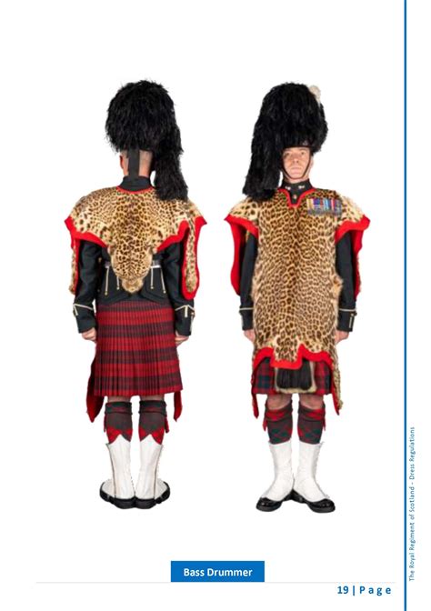2 Scots Royal Highland Fusiliers No1a Dress Ceremonial Bass