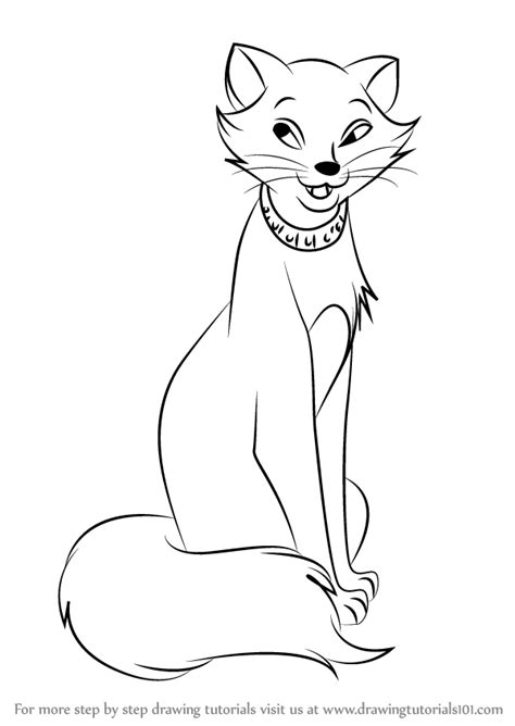How To Draw Duchess From The Aristocats