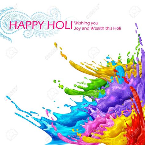 Free Download Illustration Of Colorful Splash In Happy Holi Background