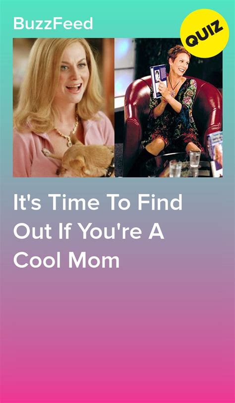 The Movie Poster For Its Time To Find Out If Youre A Cool Mom
