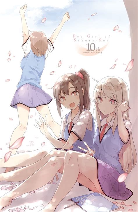 El Ilustrador De Sakura Sou No Pet Na Kanojo Celebra El 10° Aniversario