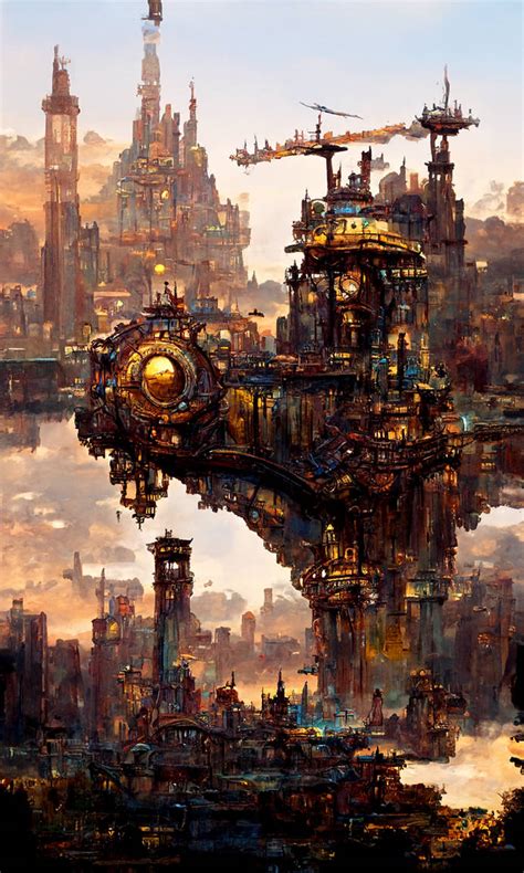 Steampunk Cities By Rasrgallery On Deviantart