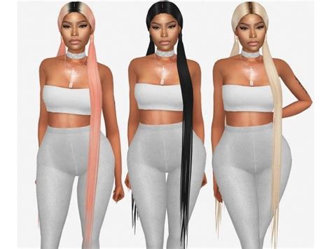 Fefe Hair By Alecseycool The Sims 4 Download Simsdomination Sims