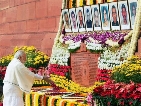 Photos Nation Remembers Martyrs Of 2001 Parliament Attack India News
