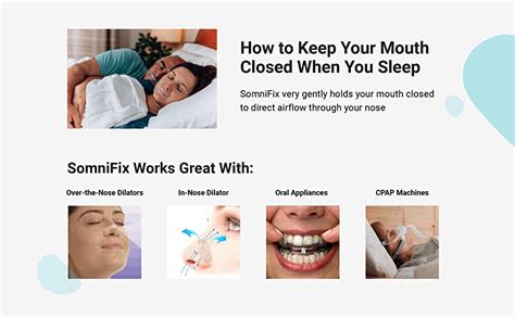 Sleep Strips By Somnifix Advanced Gentle Mouth Tape For Nose Breathing Nighttime Sleeping