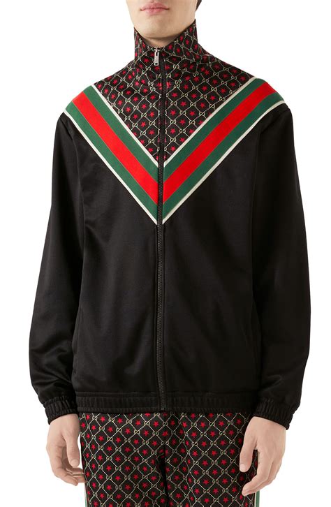 Gucci Gg Star Jersey Jacket In Black For Men Save 44 Lyst