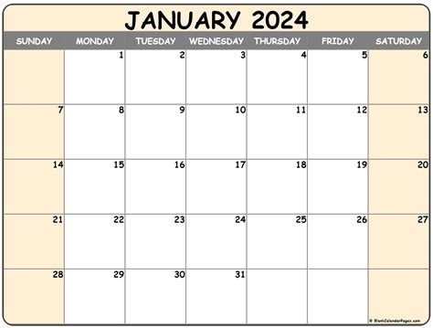 January Calendar Free Printable Calendar January Monday