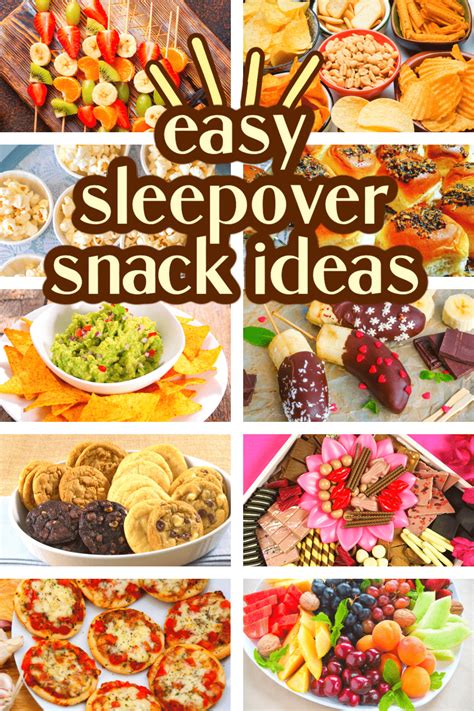 How To Make Easy Slumber Party Snacks For Sleepovers Best Food For