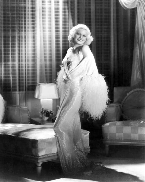 Jean Harlow In A Publicity Still For Dinner At Eight 1933 Jean
