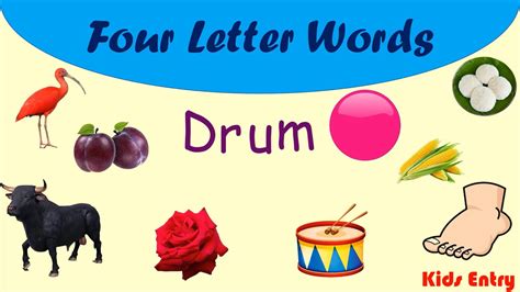 4 Letter Words For Kindergarten Printable Form Templates And Letter