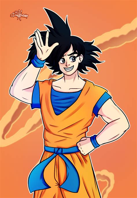 Goku Happy Goku Day By Dinexskronion On Newgrounds