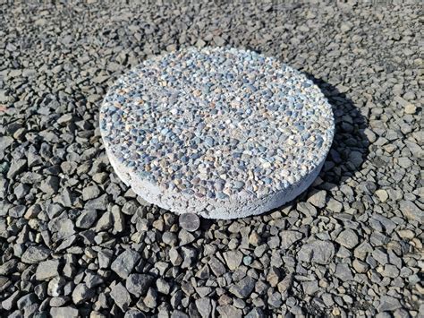 Exposed Aggregate Stepping Stone 12 Round Landscape Shoppe