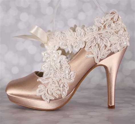 Champagne Wedding Shoes Abc Wedding