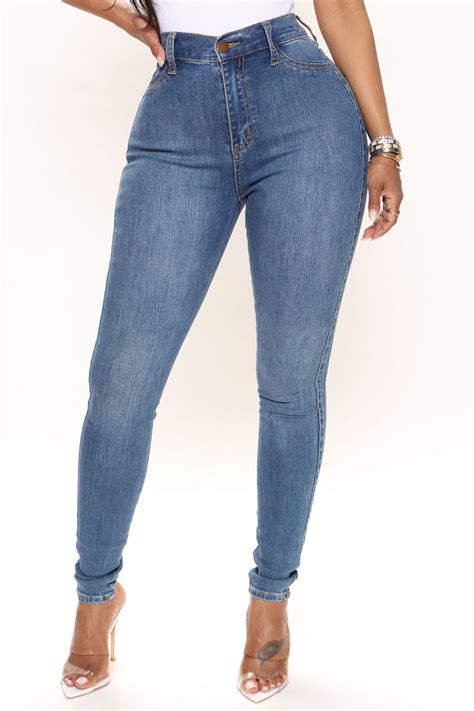 Luxe High Waist Skinny Jeans Medium Fashion Nova Jeans Fashion Nova