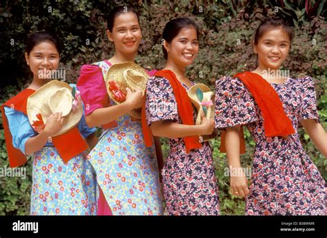 Traditional Costume Davao Mindanao Philippines Stock Photo Alamy