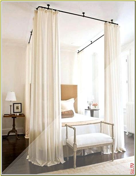 Hanging Curtains From Drop Ceiling Hang Curtains From Ceiling Or