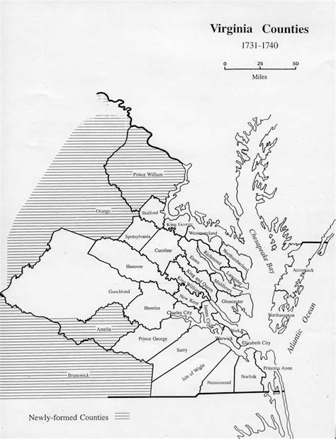 County Formation During The Colonial Period Encyclopedia Virginia