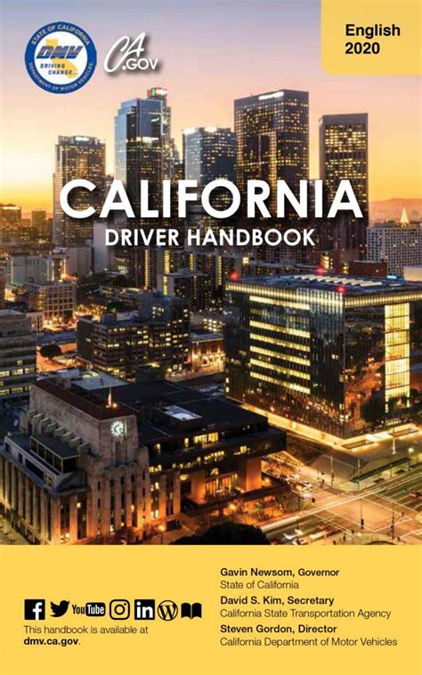 California Driver Handbook 2020 By California Department Of Motor