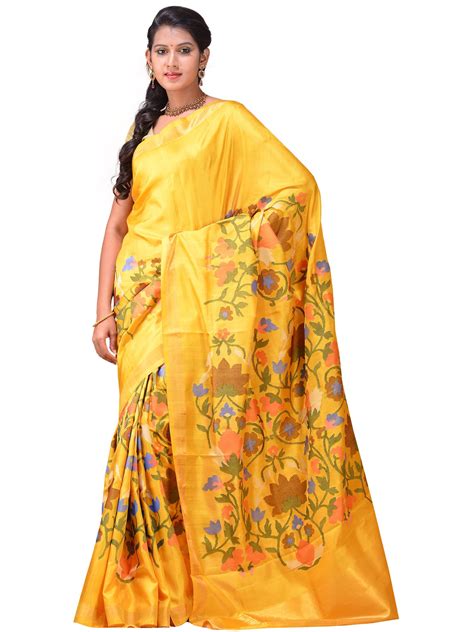 Uppada Sarees Are Known For Light Silk Sarees With Jamdani Weaving