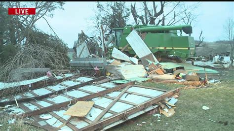 Tornado Wreaks Havoc On Pleasantville Farms Youtube