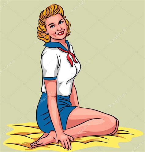 Pin Up — Stock Vector © Ultraviolet 5095808