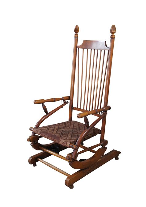 Antique Victorian Aesthetic Movement Oak Platform Rocking Chair Rocker Beehive For Sale At 1stdibs