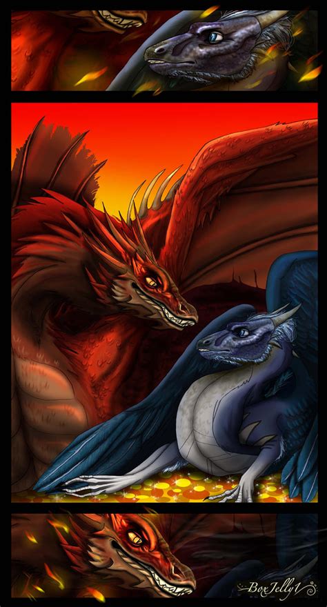 Commission Dragons By Boxjelly1 On Deviantart