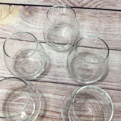 Target Made By Design Stemless Wine Glasses Set Of 5 New In Box Ebay
