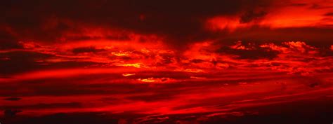 Fire Red Sky Red Sunset Red Sky Sky