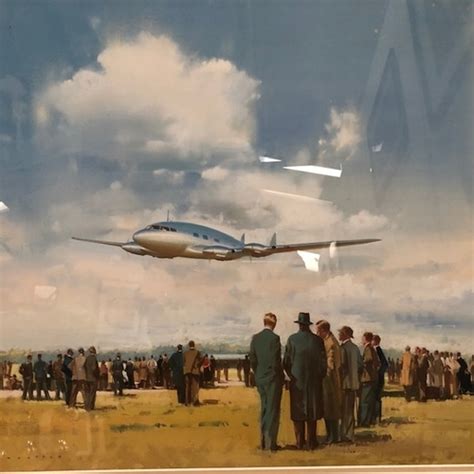 Frank Wootton De Haviland Albatross Original Painting Speedsport