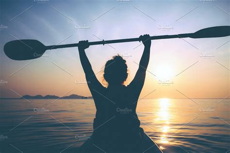 Inspirational Photo Of A Woman Kayaking At Sunset Outdoorwomen