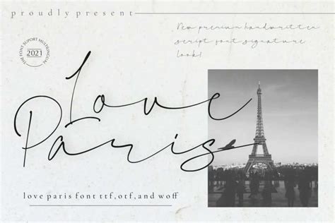 Love Paris Font Dfonts