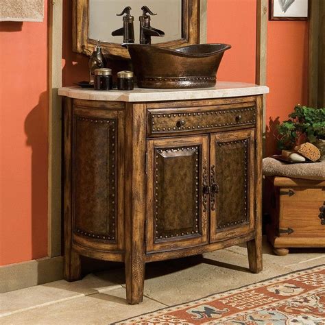 Vessel sink vanities at affordable prices with the large collection unique types of vessel sink refine your search. 33 Stunning Rustic Bathroom Vanity Ideas | Rustic bathroom ...