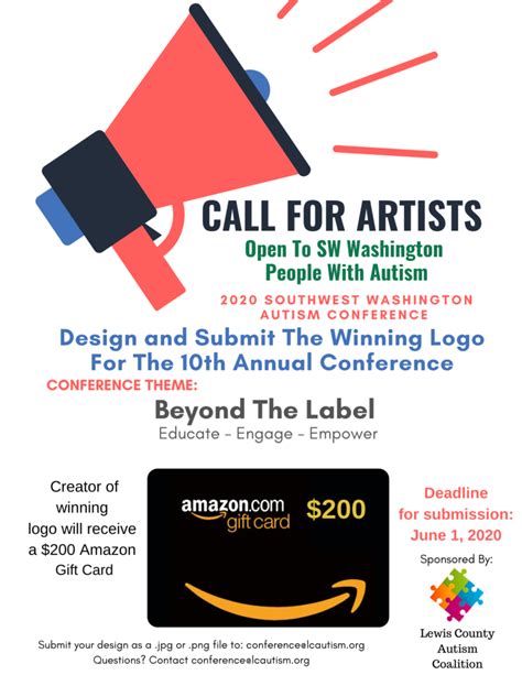Design Our 2020 Autism Conference Logo And Win A Prize Lewis County